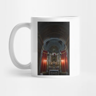 St Paul's Cathedral. Altar Area. Mdina, Malta Mug